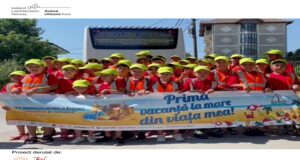 80 de copii defavorizați din Budila și Tărlungeni văd marea pentru prima dată