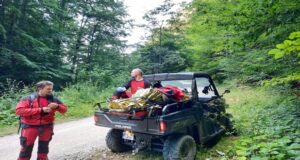 Ciclist în stare gravă după ce s-a accidentat pe poteca Oaban
