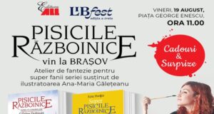 Fanii Pisicilor Războinice sunt invitați la un super atelier de fantezie susținut de ilustratoarea Ana-Maria Gălețeanu