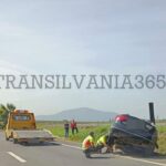 Mașină răsturnată în urma unui accident rutier (FOTO) 2 accident1111