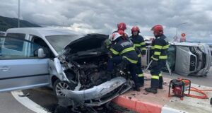 Accident cu 4 victime pe Șoseaua Cristianului