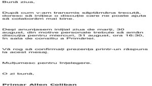 Viceprimarul îi răspunde primarului 1 captura coliban