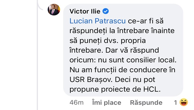 comentariu Ilie