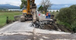 Circulația a fost redeschisă pe DN13A la ieșirea din Miercurea Ciuc spre Odorheiu Secuiesc