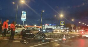 Motociclistă accidentată pe Calea București (FOTO)