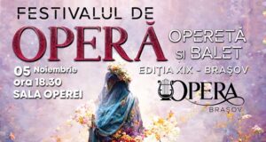 Renumita soprană Elena Moșuc, pentru prima dată pe scena Operei Brașov