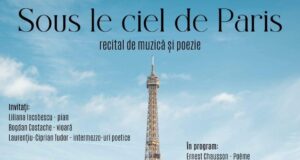 Recital de muzică și poezie „Sous le ciel de Paris”, pe 11 octombrie la Muzeul „Casa Mureșenilor”
