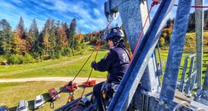 Persoane blocate în instalațiile de transport pe cablu…în cadrul unui exercițiu al celor de la ISU Brașov