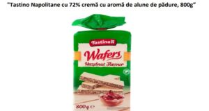 Napolitane cu Salmonella, retrase din toate magazinele Lidl