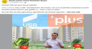Bugetare participative, MINCIUNA administrației USR! Unde este ”grădina urbană comunitară”, domnule Coliban, proiect câștigător votat de brașoveni în 2022