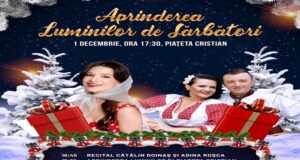 Cleopatra Stratan va cânta mâine la Cristian, când se aprind și luminile de sărbători