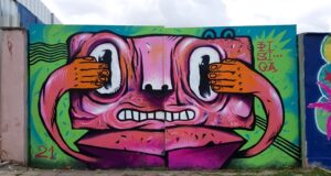 Artistul român, „Pisica Pătrată”, prezent la Festivalului Culturii Urbane de la Madrid