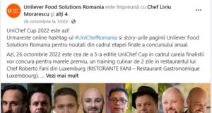 Bucătarul de la Karma Lounge, locul III la competiția UniChef Cup 2022 (FOTO)