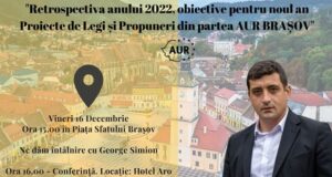 Liderul AUR, George Simion, vine vineri la Brașov
