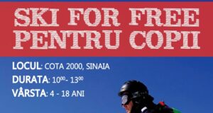 Lecții de ski GRATUITE pentru copii, oferite de Monitorii de ski ai Jandarmeriei Montane