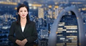 AI news anchor on Chinese state media