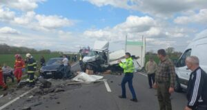 6 persoane rănite într-un accident rutier produs pe DN1, între Olteț și Viștea