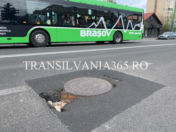 asfaltare Brasov-groapa1