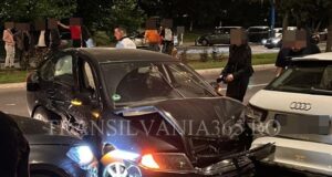 Carambol pe Bulevardul Victoriei. Mai multe mașini au fost avariate (FOTO)