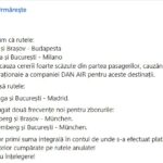 DAN AIR joacă alba-neagra cu zborurile de pe aeroportul Brașov. Dimineață avea ruta Brașov-Malaga, seara a scos-o! 1 amatorism dan air