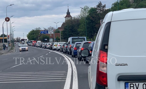 trafic infernal Brasov