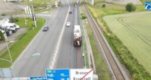DRDP-2 săptămâni de lucrări la ieșirea din Brașov până la intrarea în Codlea