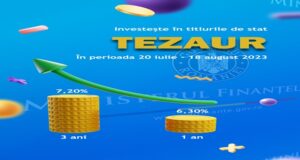 O nouă emisiune în titlurile de stat TEZAUR! Dobânzi de până la 7,20% pe an