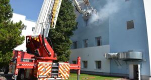 Incendiu la Spitalul Sfântul Constantin din Brașov…exercițiu ISU