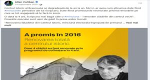 Îi reproșa fostului primar Scripcaru că nu a reabilitat clădirile din Centrul Istoric. Câte a reabilitat primarul Coliban?