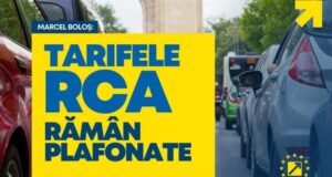 Tarifele RCA rămân plafonate până la finalul anului
