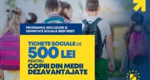 Preșcolarii și elevii din medii dezavantajate vor primi tichete în valoare de 500 lei