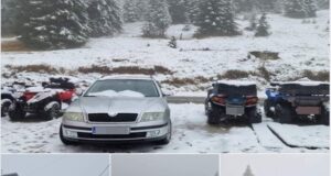 La Rânca s-a așezat primul strat de zăpadă (VIDEO, FOTO)