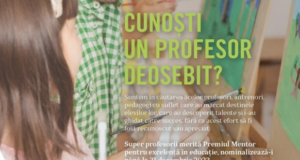 Cunoști un profesor deosebit? Sunt ultimele trei săptămâni de nominalizare la Premiul Mentor pentru excelență în educație