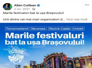 Minciunile lui Allen Coliban! Unde sunt domnule primar marile festivaluri care ”bat la ușa Brașovului”? 1 festivaluri Coliban1