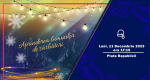 La Făgăraș va fi aprins iluminatul festiv