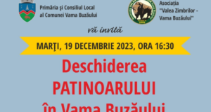 S-a deschis patinoarul comunei Vama Buzăului