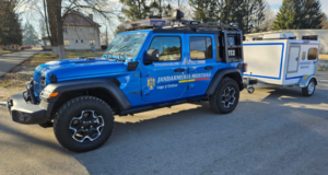 Un Jeep Wrangler Rubicon a intrat în dotarea jandarmilor montani brașoveni (FOTO)