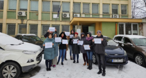 Protest spontan al Sindicatului Agenților pentru Întreprinderi Mici și Mijlocii – afiliat la FNSA