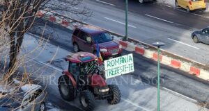 VIDEO Transportatorii și fermierii au ieșit în stradă la Brașov. Vor fi trei zile de proteste