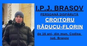 Un tânăr de 16 ani, din Codlea, este dat dispărut! Dacă îl vedeți sunați de urgență la 112