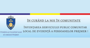 La Prejmer va fi înființat Serviciului Public Comunitar Local de Evidență a Persoanelor Prejmer (SPCLEP)