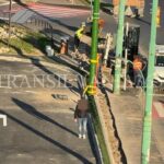 Brașovul bine administrat! Trotuar spart la câteva zile după ce a fost asfaltat (FOTO) 3 trotuar1