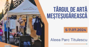 Un nou Târg de Artizani și Producători va fi organizat pe Aleea Parcului Titulescu!