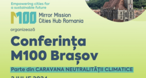 Caravana Neutralității Climatice M100 ajunge la Brașov