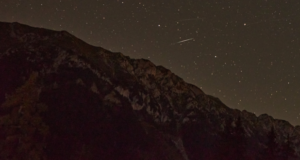 Imagini spectaculoase! Cum s-au văzut perseidele din Parcul National Piatra Craiului (FOTO)