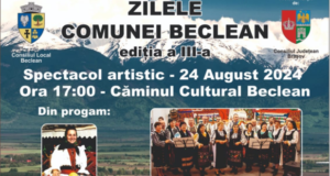 O pleiadă de artiști locali şi naționali vor urca pe scena Căminului Cultural din Beclean cu ocazia „Zilelor Comunei Beclean“