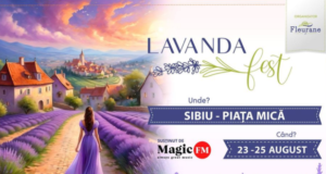 Mireasmă de lavandă, în Piața Mică din Sibiu, timp de 3 zile
