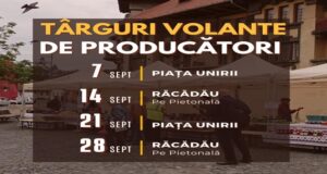 Programul Târgurilor Volante de producători din septembrie 2024