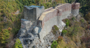 Cum arată Cetatea Poienari după lucrările de consolidare și restaurare (FOTO)