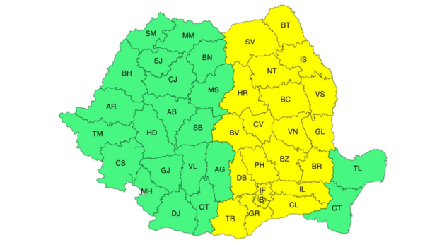 La Brașov se anunță un weekend cu ploi torențiale și vânt puternic. Meteorologii au emis COD GALBEN 2 2.10 37